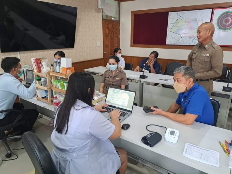 เข้ารับบริการจากหน่วยแพทย์แผนไทยเคลื่อนที่