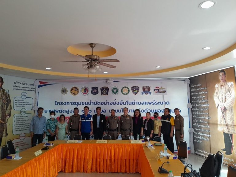 กิจกรรมส่งเสริงคุณภาพชีวิตของผู้บำบัดในด้านการพัฒนาฝีมือเเรงงานเเละการส่งเสริมอาชีพ โครงการชุมชนบำบัดอย่างยั่งยืน