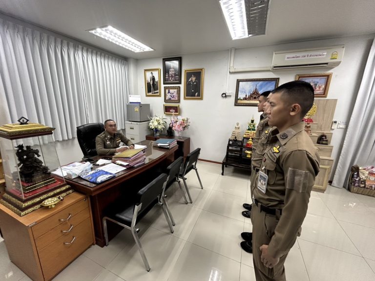 นักเรียนนายร้อยตำรวจ เข้าฝึกหัดปฏิบัติราชการ
