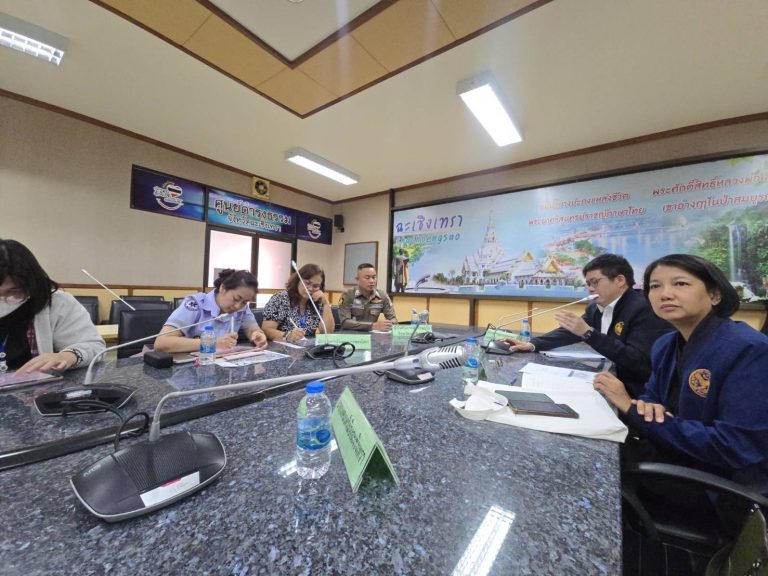 หารือการจัดการจราจรแบบเดินรถทางเดียว บริเวณโดยรอบโรงพยาบาลพุทธโสธร