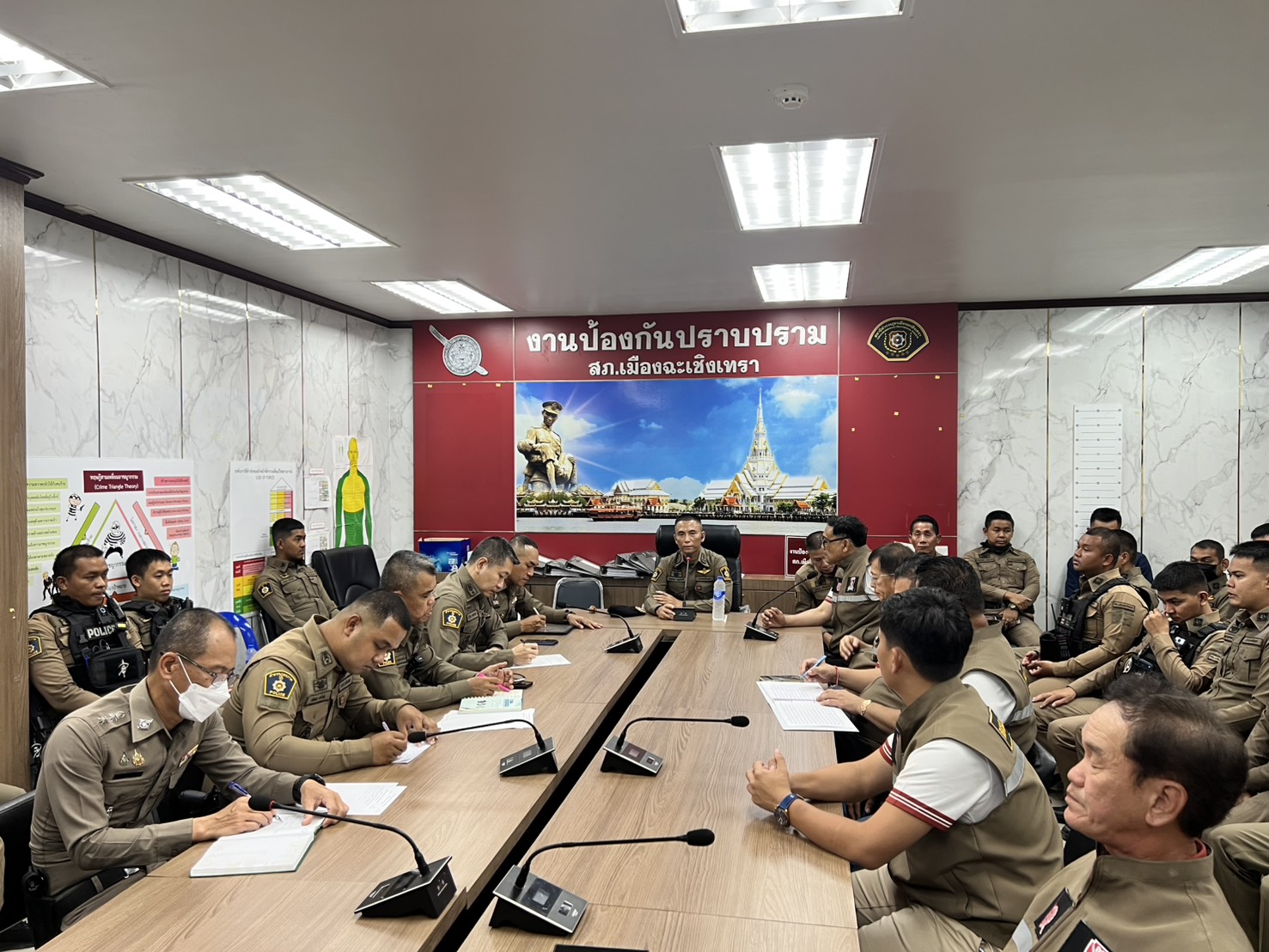 ประชุมขับเคลื่อนการทำงานป้องกันปราบปราม